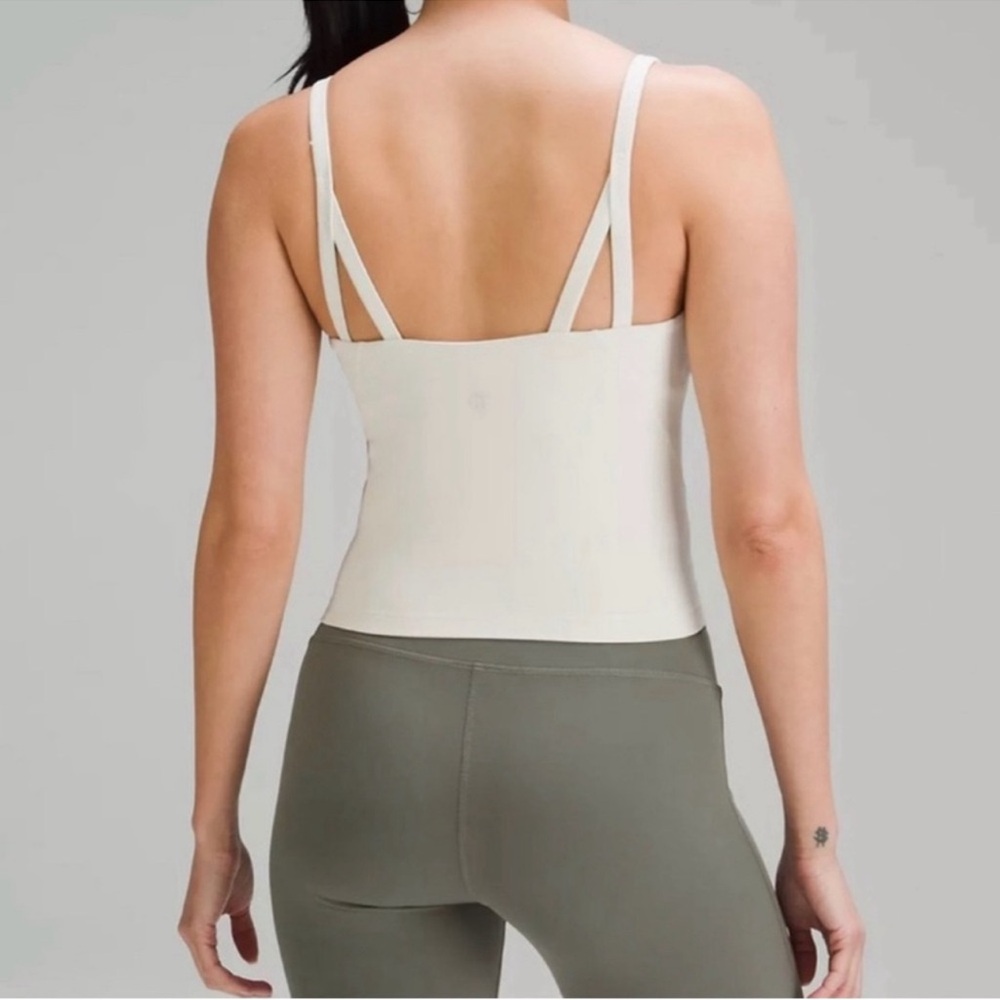 Lululemon Strappy Nulu Shelf Tank Top